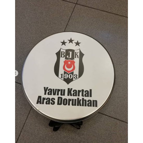 Kişiye Özel Bebek Çikolatası Beşiktaş Armalı Teneke Kutu